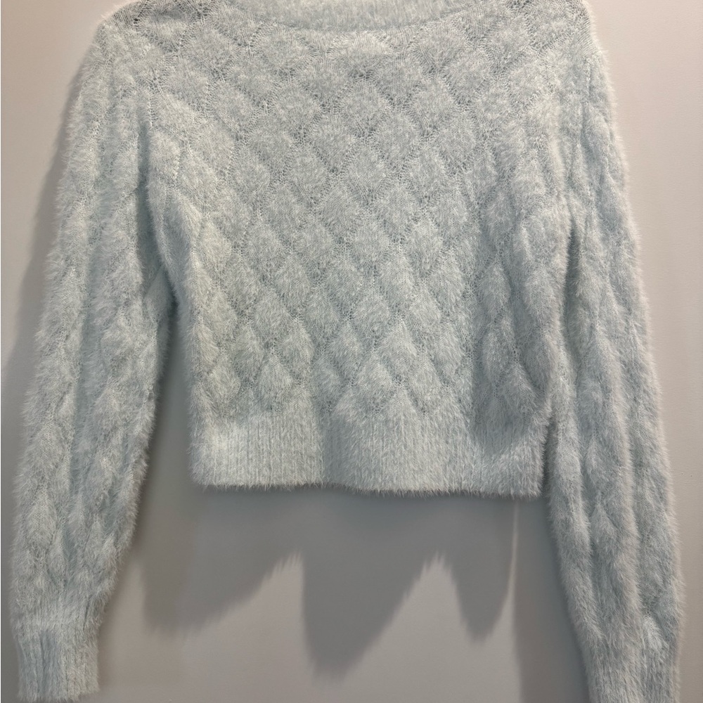 Girl's Soft Sweater - Light Blue